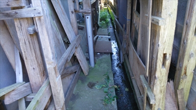 下水道・浄化槽設備工事前の画像
