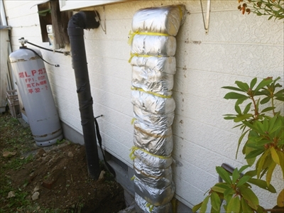 水道管凍結防止ヒーター工事
