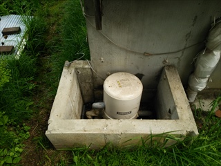 浅井戸ポンプ設置工事前の画像