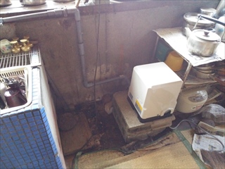 浅井戸ポンプ設置工事後の画像