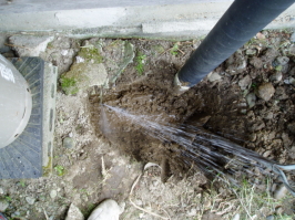 水道・給湯配管の修繕修理前の画像